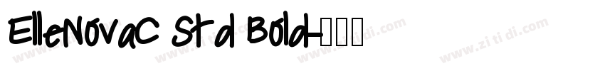 ElleNovaC Std Bold字体转换